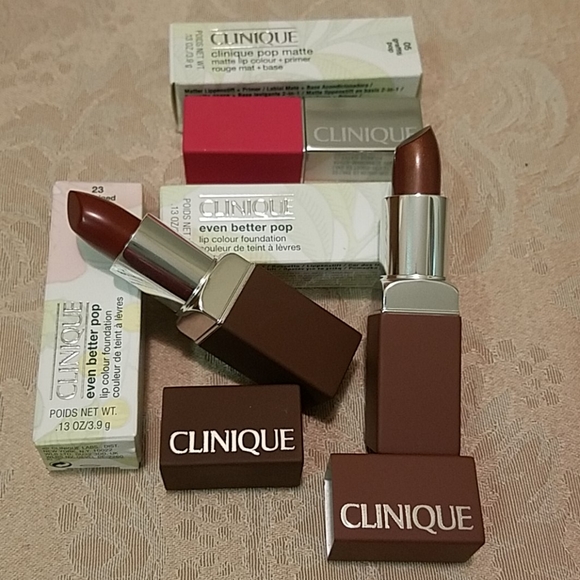 Clinique Other - Clinique lip colour × 3